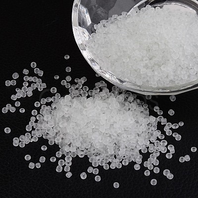 12/0 Frosted Round Glass Seed Beads X-SEED-A008-2mm-M1-1