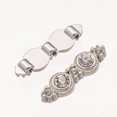 Alloy Grade A Rhinestone Spacers ALRI-H046-N-1