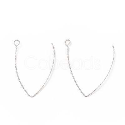 Tarnish Resistant 316 Stainless Steel Earrings Finding STAS-B025-02P-1