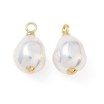 Brass & Glass Pendants KK-D289-40C-G-1