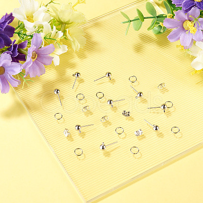 20Pcs Brass Ball Post Stud Earring Findings FIND-TA0011-06P-1
