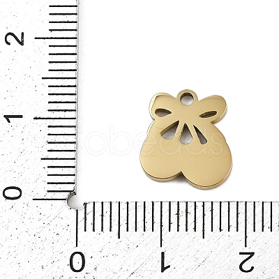 304 Stainless Steel Enamel Charms STAS-I338-01G-19-1