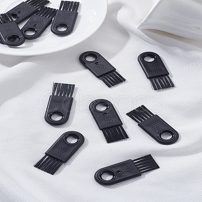 12Pcs Plastic Razor Trimmer Shaver Cleaning Brush TOOL-LP0001-13-1