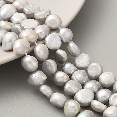 Dyed Natural Cultured Freshwater Pearl Beads Strands PEAR-A006-09D-1