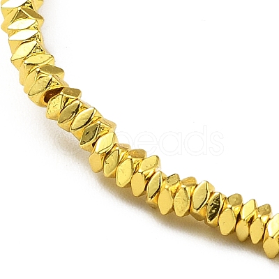 Electroplated Non-magnetic Synthetic Hematite Beads Strands X-G-G849-05G-1