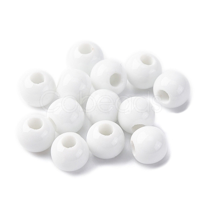Bright Glazed Porcelain Beads PORC-D300-A25-1