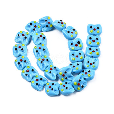Handmade Lampwork Beads LAMP-N029-012C-1