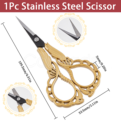 1Pc Stainless Steel Scissors AJEW-SC0002-99A-01-1
