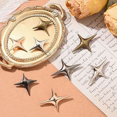 8Pcs 8 Styles Zinc Alloy Lapel Pins for Backpack Clothes JEWB-CJ0003-67-1