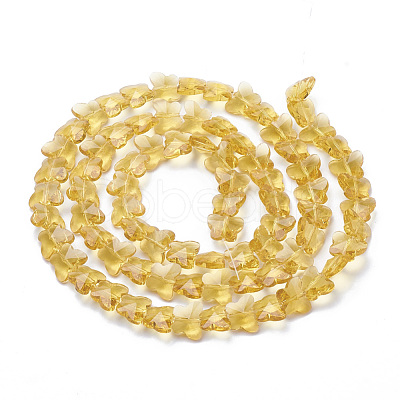 Transparent Glass Beads GLAA-Q066-14mm-B13-1