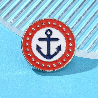 Ship Voyage Theme Enamel Pins JEWB-M048-04D-1
