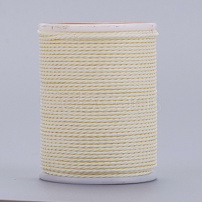 Round Waxed Polyester Cord X-YC-G006-01-1.0mm-16-1