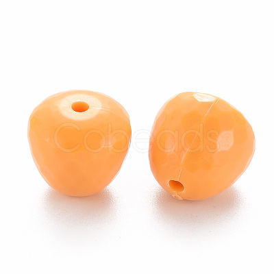 Opaque Acrylic Beads MACR-S373-10A-1