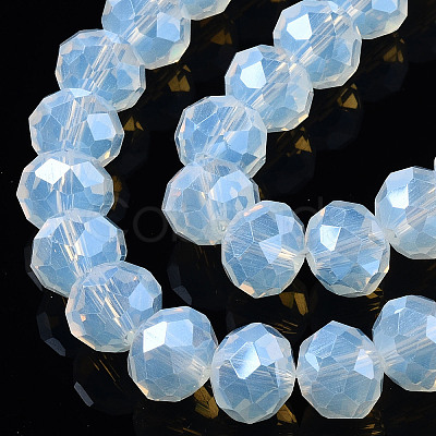 Electroplate Glass Beads Strands EGLA-A034-J6mm-A04-1