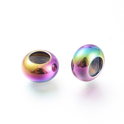 202 Stainless Steel Beads STAS-F148-6mm-07M-1