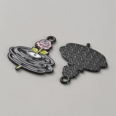 Zinc Alloy Enamel Pendants ENAM-CJC0021-20H-1