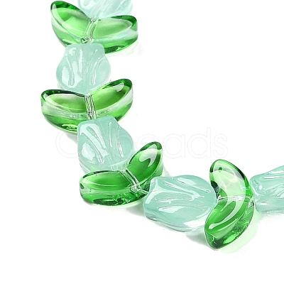Transparent Glass Bead Strands GLAA-K070-02C-1