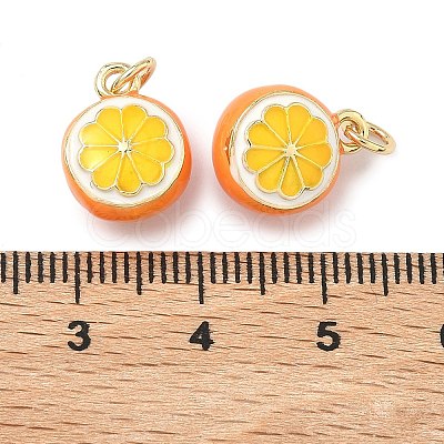 Brass Enamel Pendants KK-H259-11C-G01-1