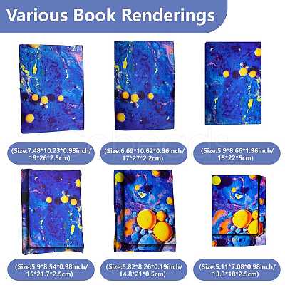 Polyester Book Covers OFST-WH0009-032-1