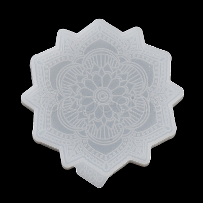 Mandala Flower Cup Mat Silicone Molds SIMO-H144-01B-1