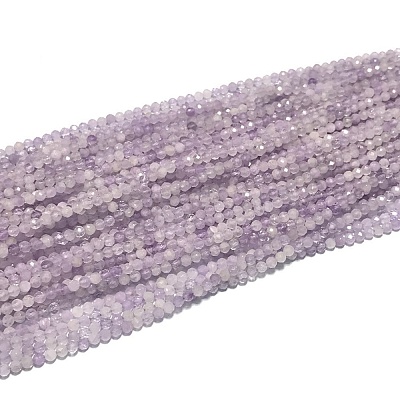 Natural Lavender Amethyst Beads Strands G-O166-28-4mm-01-1