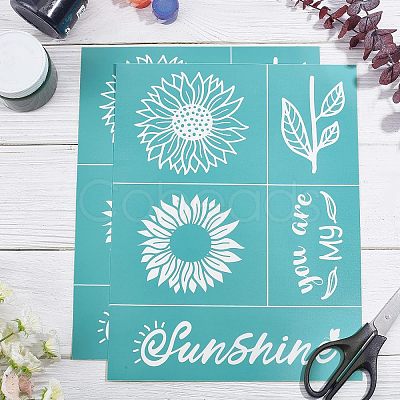 Self-Adhesive Silk Screen Printing Stencil DIY-WH0173-021-T-1