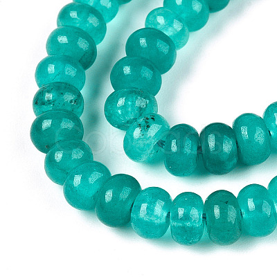 Dyed Natural White Jade Beads Strands G-T139-59A-09-1