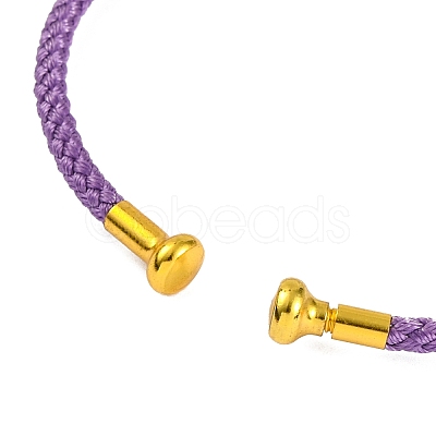 Braided Carbon Steel Wire Bracelet Making MAK-A017-B46-1