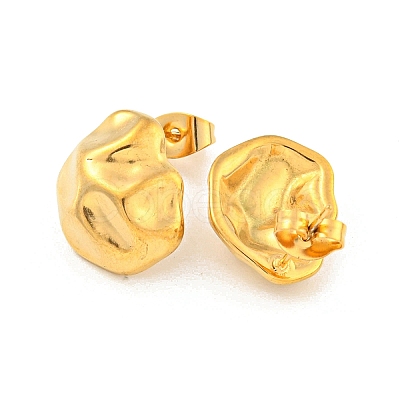 304 Stainless Steel Ear Studs EJEW-L290-028G-1