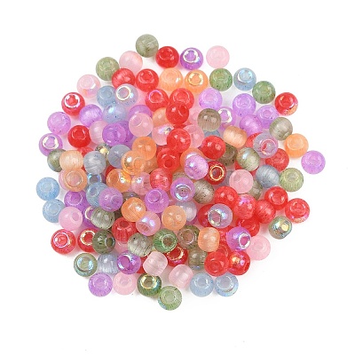 Mixed Color Imitation Cat Eye Glass Round Seed Beads SEED-NH0003-01A-05-1