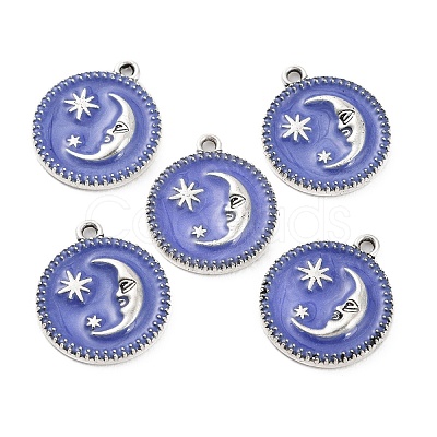 Alloy Enamel Pendants FIND-C032-08B-01P-1