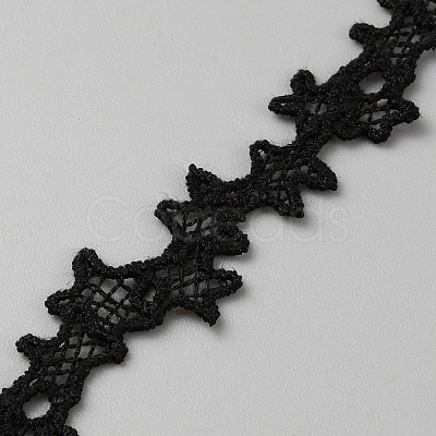 Star Polyester Lace Trim Ribbon OCOR-WH20003-13A-1-1