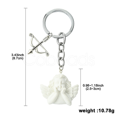 Alloy & Resin Keychain KEYC-YW00080-1
