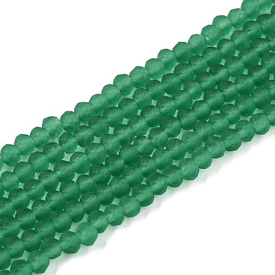 Transparent Glass Beads Strands EGLA-A044-T2mm-MD18-1