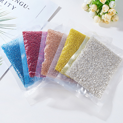 FGB 12/0 Transparent Glass Seed Beads SEED-OL0001-02-02-1