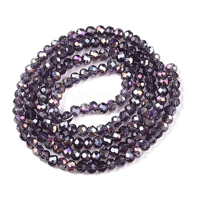 Electroplate Glass Beads Strands LS-EGLA-A044-T2mm-B15-1