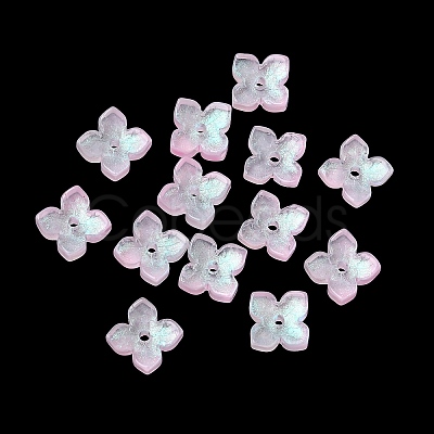 Dyed & Heated Glass Bead Caps GLAA-Z019-01H-1