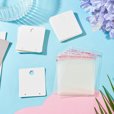 20Pcs Paper Earring Display Cards CDIS-TADJ0002-01C-1