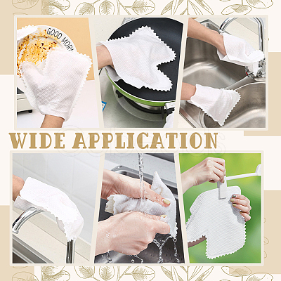 80Pcs Non-woven Fabrics Disposable Gloves AJEW-GO0005-18-1