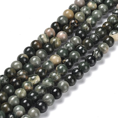 Natural Wood Lace Stone Beads Strands G-P497-02A-01-1