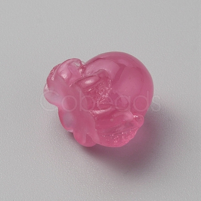 Luminous Resin Octopus Display Decoration RESI-WH0038-09H-1