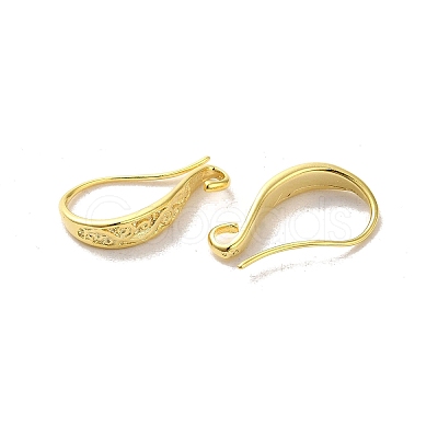 Brass Earring Hooks FIND-Z039-25G-1
