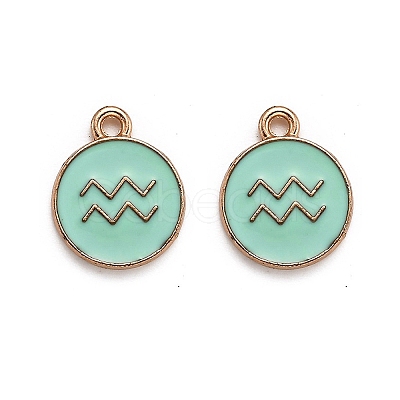 Alloy Enamel Pendants ENAM-S124-01A-15J-1