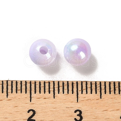 Opaque Acrylic Beads OACR-Z016-01B-05-1