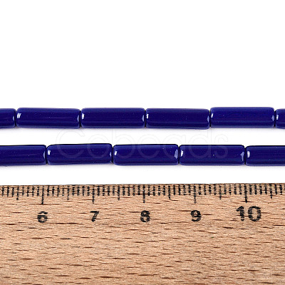 Opaque Solid Color Glass Beads Strands GLAA-N070-01A-C05-1