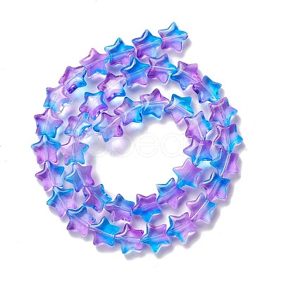 Transparent Glass Beads Strand GLAA-K057-01H-1