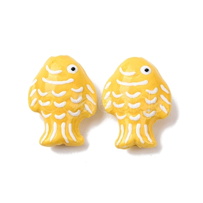 Handmade Porcelain Beads PORC-K010-08H-1