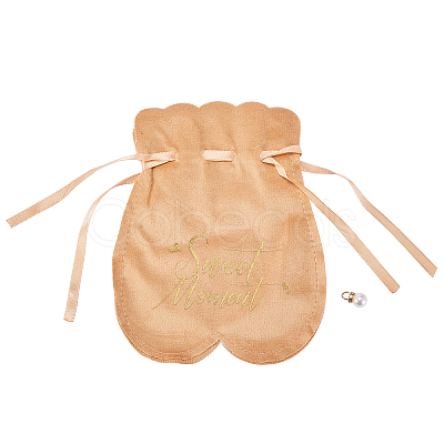 Velvet Jewelry Drawstring Gift Bags ABAG-CJC0003-02B-1