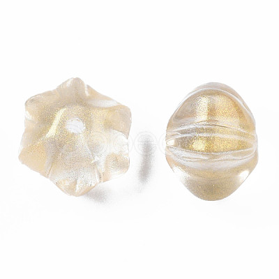 Transparent Spray Painted Glass Beads GLAA-S190-005A-08-1