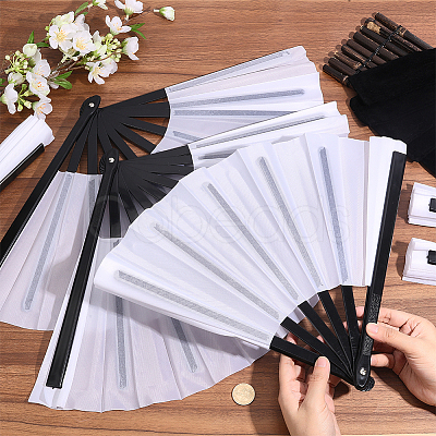 Oxford Cloth & Plastic Folding Fan AJEW-WH0696-500A-1